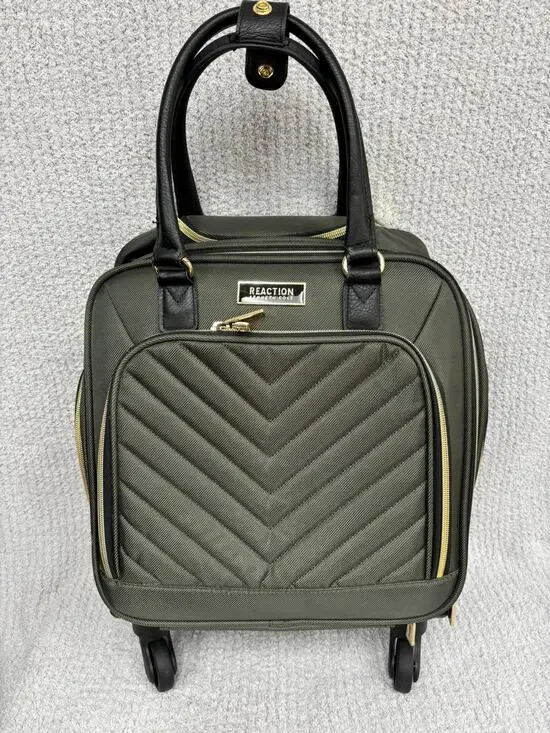 NWT Kenneth Cole Reaction Green Ambrose Underseater Carryon Suitcase #74895