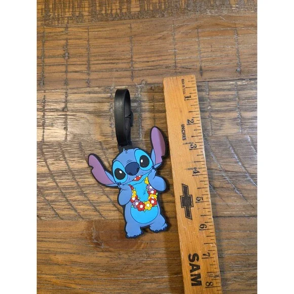 Disney Stitch Character Shape Luggage Tag Unused