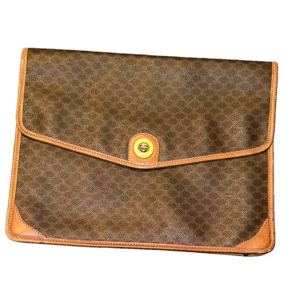 Celine Unisex Monogram Portfolio Vintage