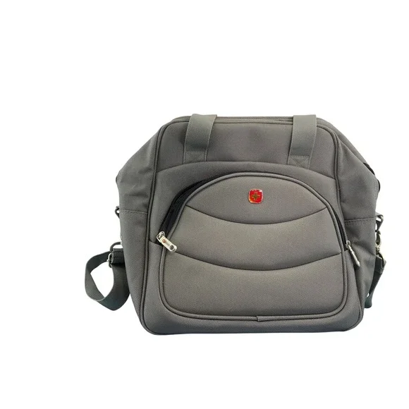 SwissGear Wenger Gray Ballistic Nylon Travel Tote Messenger Bag Trolley Sleeve