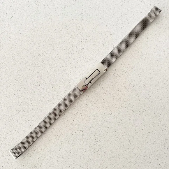 Mango Silver Tone Metal Mesh Waist Belt 30.5