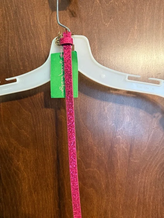 Pink sparkle Lilly Pulitzer belt