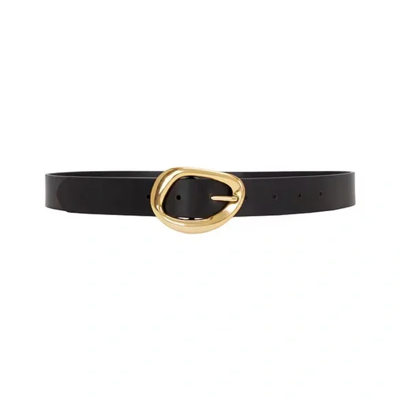 Good American Classic Oval Buckle Belt NWT