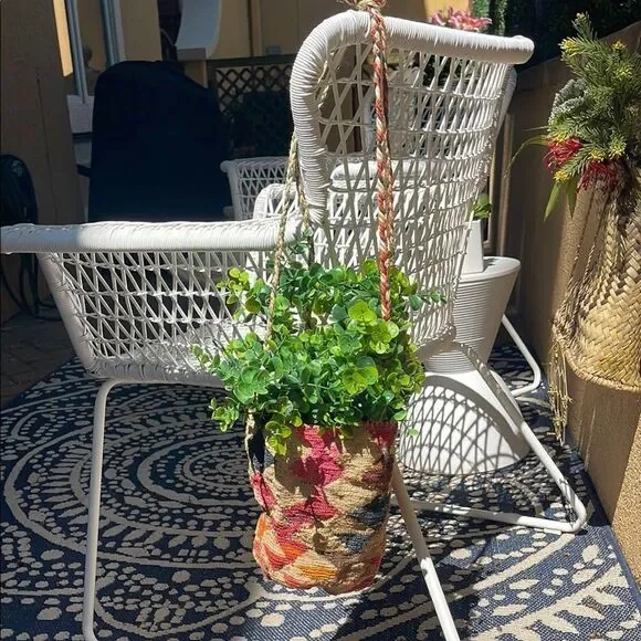 Colorful Hanging Planter Basket