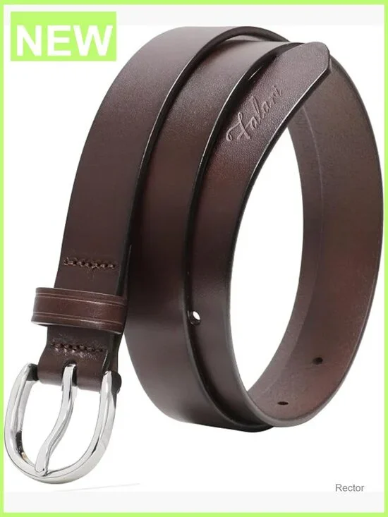 Women's Top Grain Leather Belt - 1 Inch Wide Classic