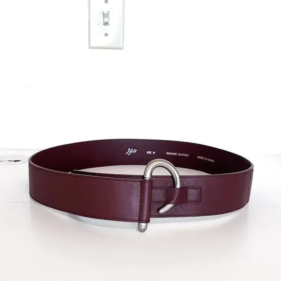 J‎ Jill Womens Boho Western Country Belt Medium Brown Leather Wide Hippie