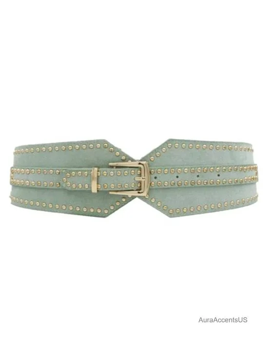 Wide Elastic Stretch Thick Chunky Cinch Waistbelt