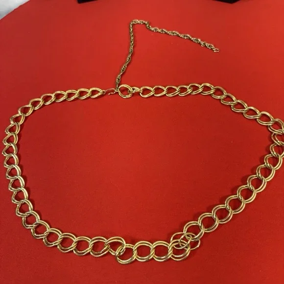 Gold Tone Chain Belt‎ 28-36