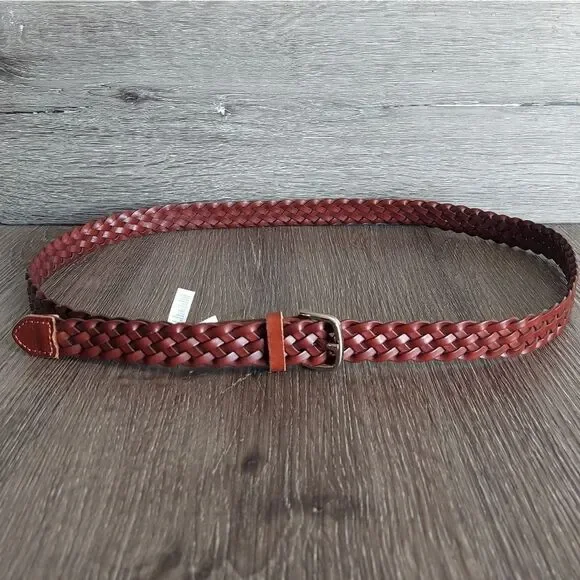Old Navy Brown Woven Braided Belt XL-XXL
