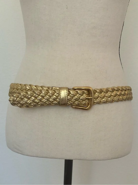 Vintage 70s 80s Glam Gold Belt