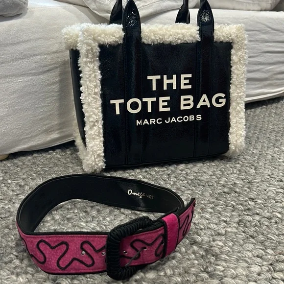 Omega BLACK PINK FUNKY Belt SIZE S‎