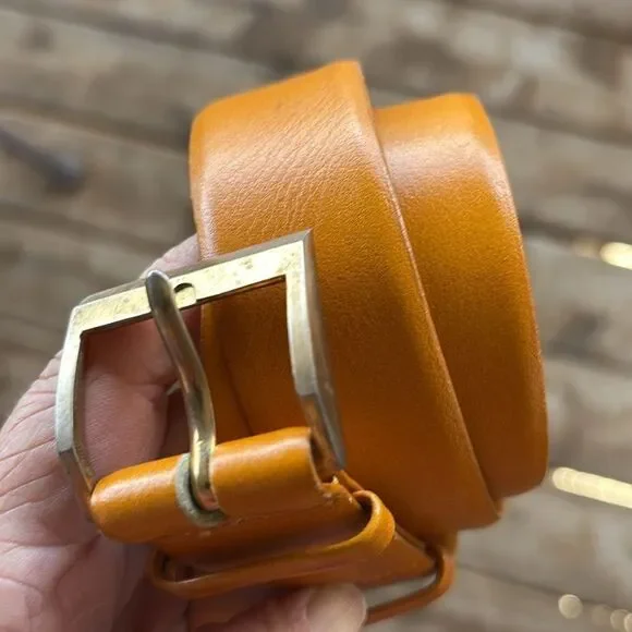 Vintage Harness House Leather Belt - 32