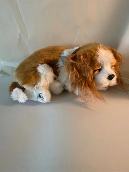 Perfect Petzzz Cavalier King Charles Spaniel Sleeping Puppy Plush Dog