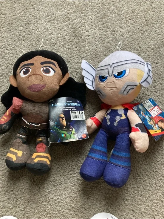 Disney:Marvel Plush Duo - Blue & Brown Hero Characters