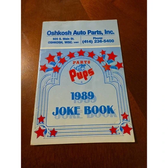 Parts Pups Joke‎ Book 1989 VG