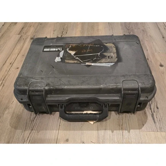 Pelican type Equipment Case Black Hard Shell Foam Lined Protective Travel