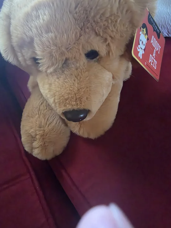 Plush Brown Dog Toy — Soft Cuddly Pet Plush