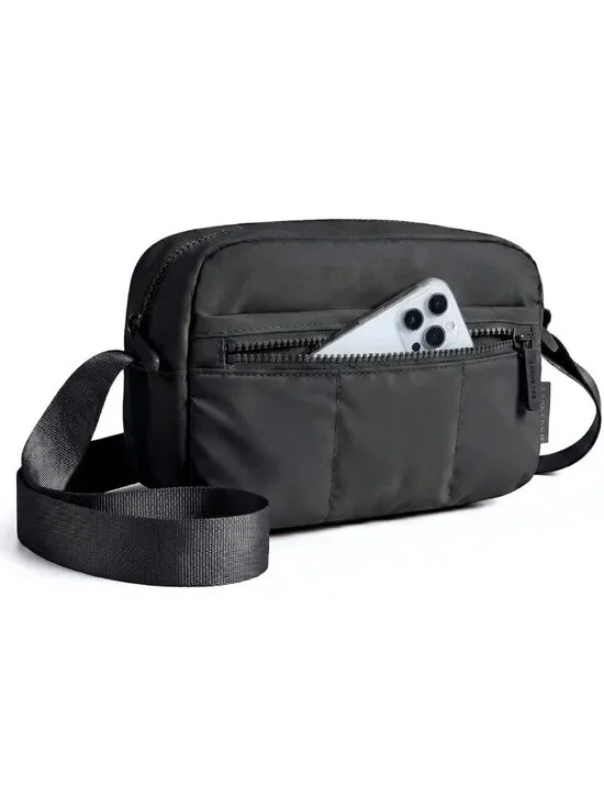 2-in-1 Puffy Camera Sling Bag | Small Crossbody Photography Case for DSLR/SLR