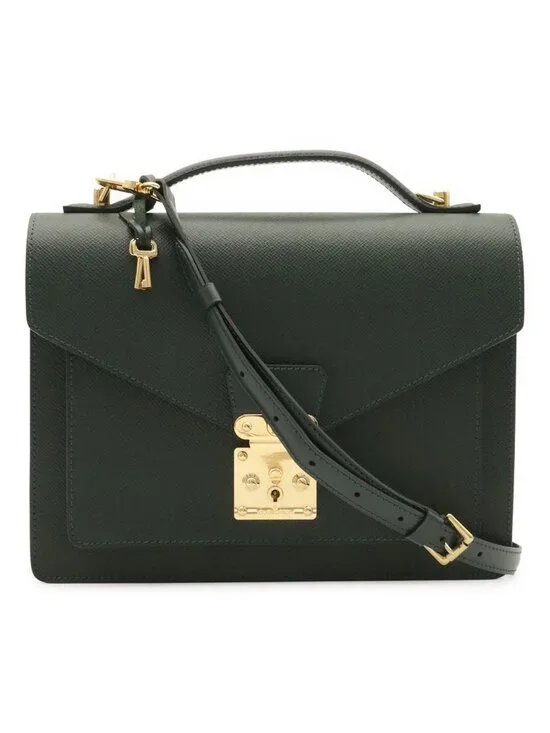 Louis Vuitton Taiga Monceau 28 Second Business 2-Way Shoulder Bag Epi Sea Green