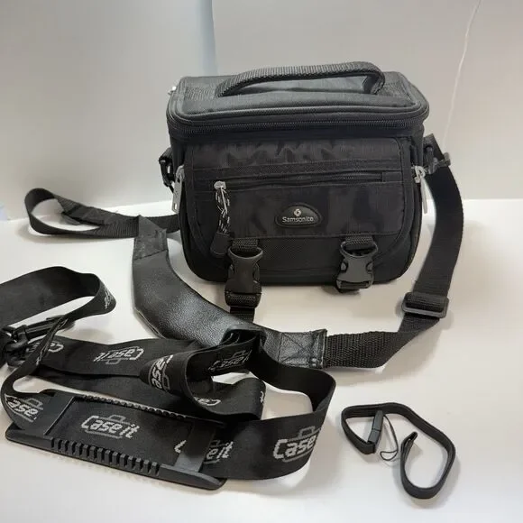Samsonite Shoulder Camera Case Bag With 2 Extra Straps