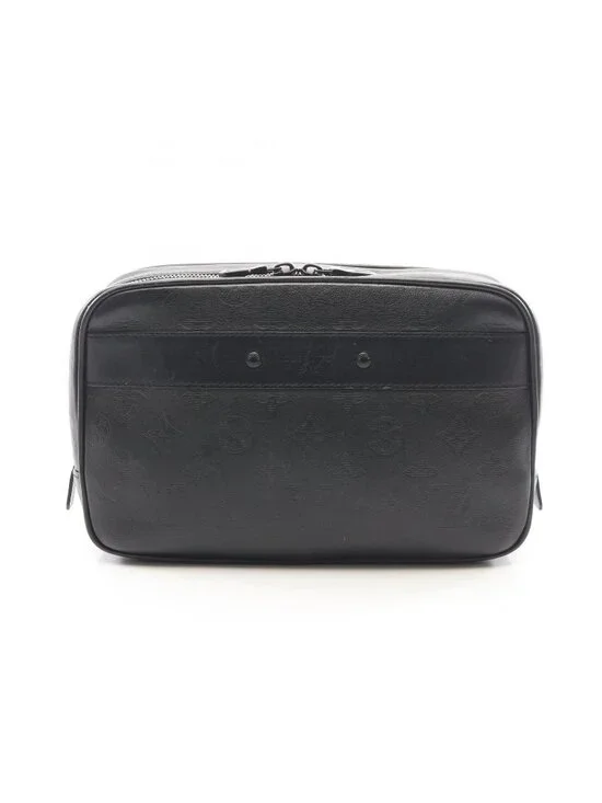 Louis Vuitton Clutch Trousse GM Noir Leather Toilet GM