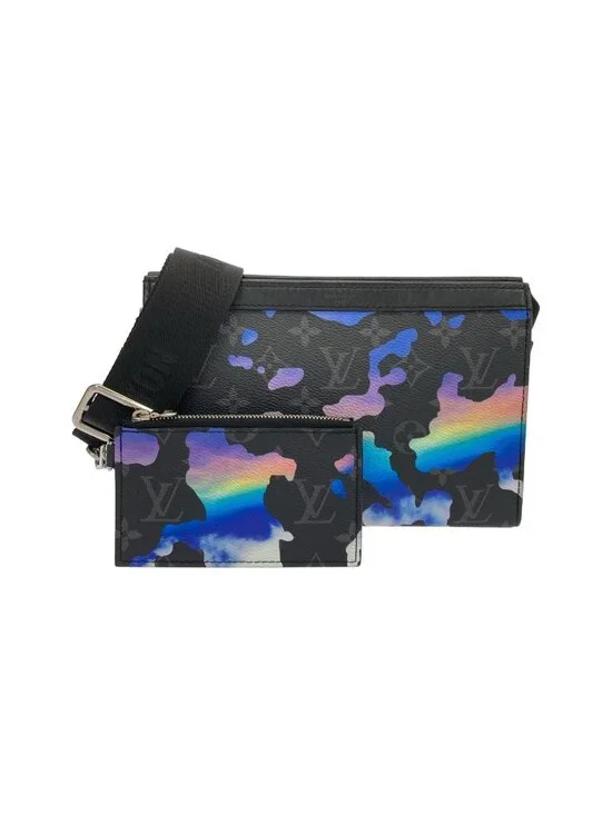 Louis Vuitton Monogram Eclipse Gaston Wearable Wallet Shoulder