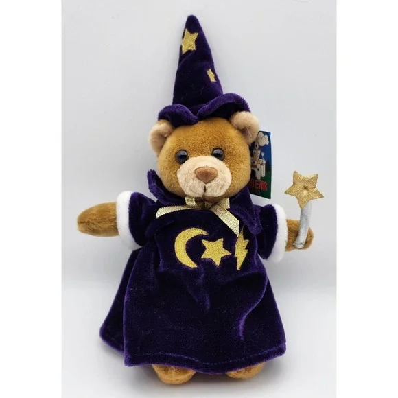 Excalibur Hotel Casino Las Vegas Wizard Bear Dog Vintage Plush‎ Stuffed Animal