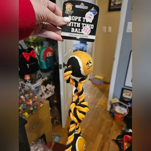 Missouri Tigers Dog Rope Toy Officially Licensed