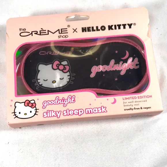 The Crème Shop X Hello Kitty Sanrio Goodnight Limited Edition Silky Sleep Mask