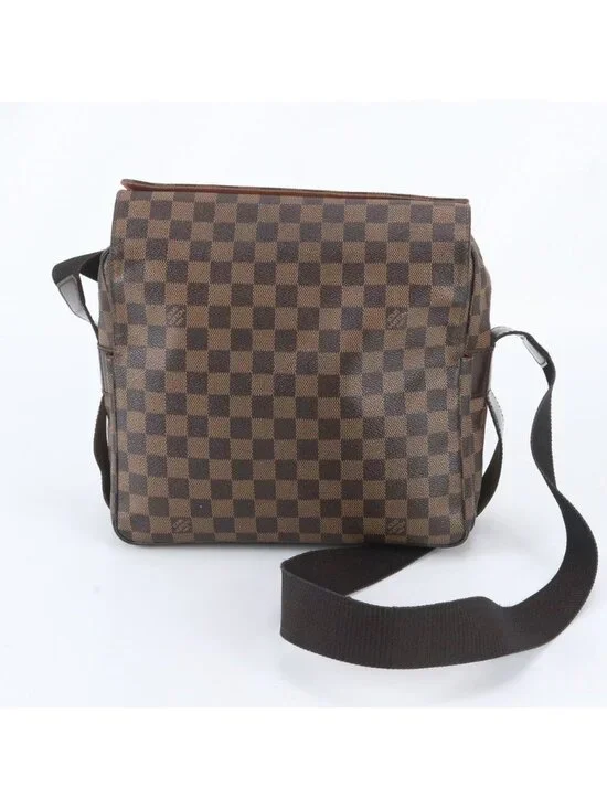 Louis Vuitton Damier Naviglio Leather Shoulder Bag Crossbody Messenger