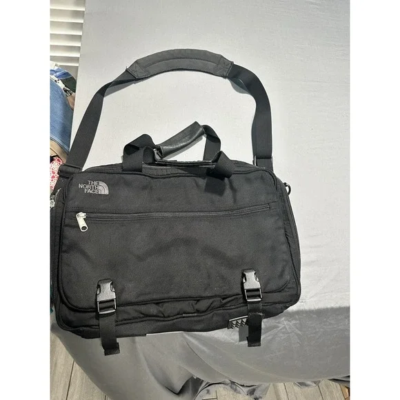 North Face Black Messenger‎ Bag Laptop Strap & Handles