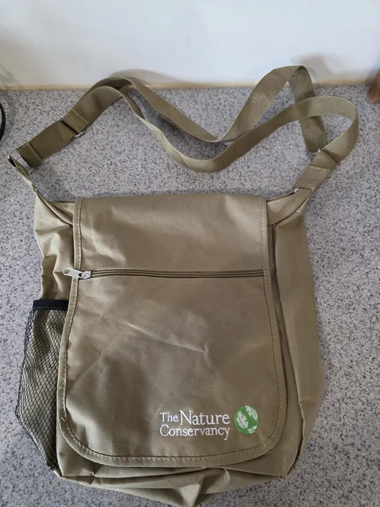 Khaki Messenger Bag for Men