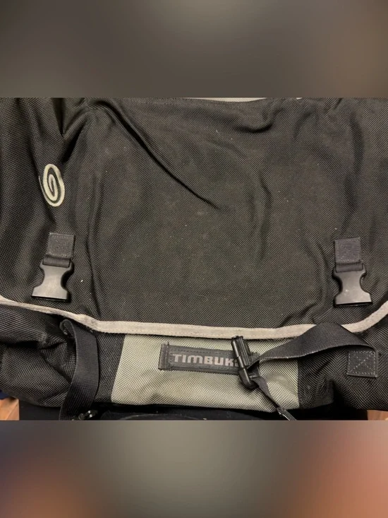 Timbuk2 Black and Gray Messenger Bag