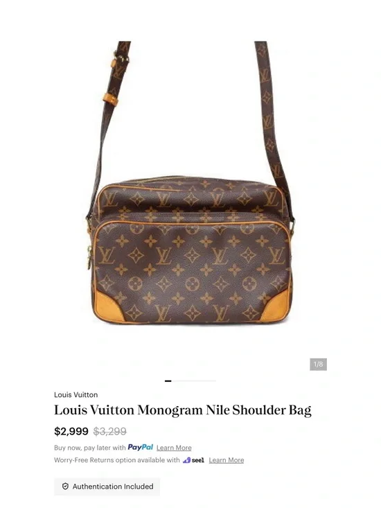 ✅AUTHENTIC LV Monogram SHOULDER Bag UNISEX SHOULDER LOUIS VUITTON