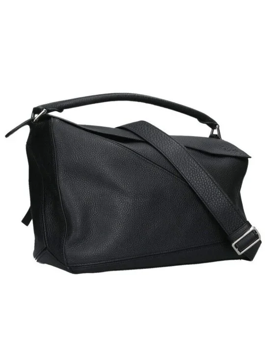 Loewe Puzzle Bag Supple Grain Calf Leather Shoulder Bag