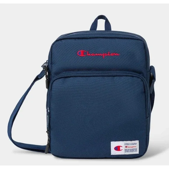 Champion Advocate Crossbody Bag Navy Blue Messenger Shoulder Bag Unisex