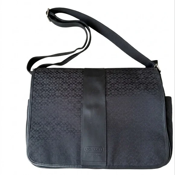 Coach Hudson Black Commuter Bag