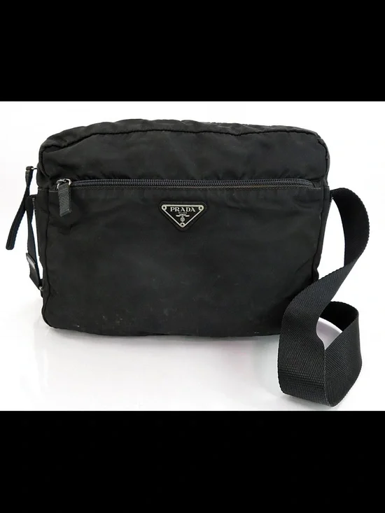 Prada Black Nylon Crossbody Bag