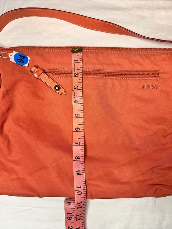 No.94 Hobo International Nylon Orange Crossbody Bag