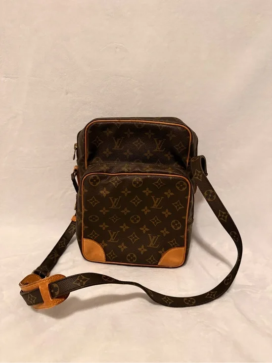 Louis Vuitton Amazone Shoulder Bag GM Brown Canvas 881 TH