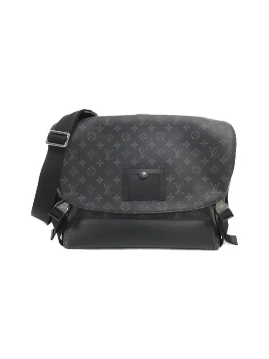 Louis Vuitton Monogram Eclipse Messenger Voyage MM Shoulder