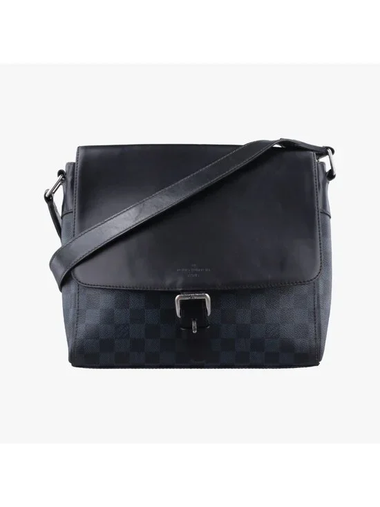 Louis Vuitton Newport Messenger PM Black Navy Damier Cobalt
