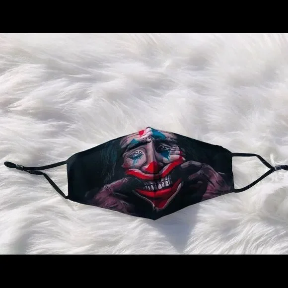 Brand New Halloween Face Mask For ADULTS Scary  Fashion Washable Face‎ Cover