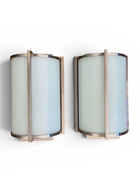 Restoration Hardware Two-Light Wall Sconces - a Pair