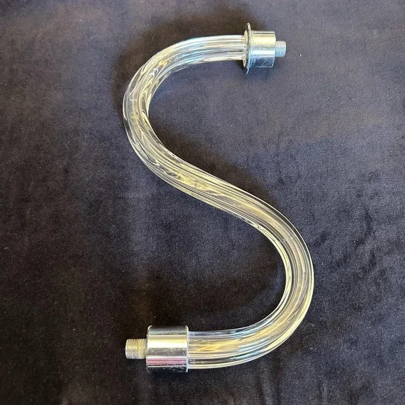 Vtg Antique 5 Arm Chandelier Lamp Ribbed Replacement Part S Arm 9
