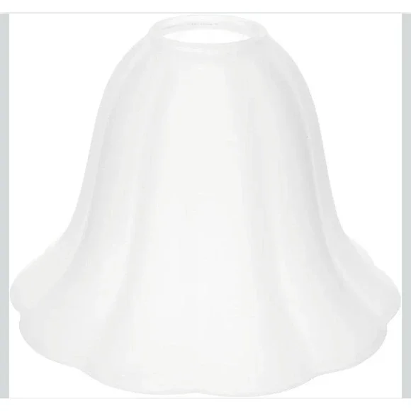 Veemoon E27 Vintage Glass Lampshade Small White Frosted Glass Lampshade European