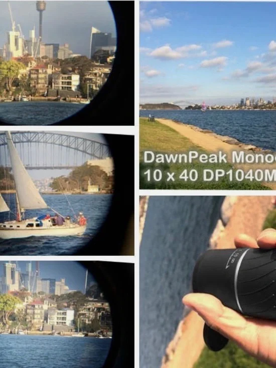 Oz-Mate Dawn Peak 10x40 Monocular Hand Held Telescope – Black - new in box