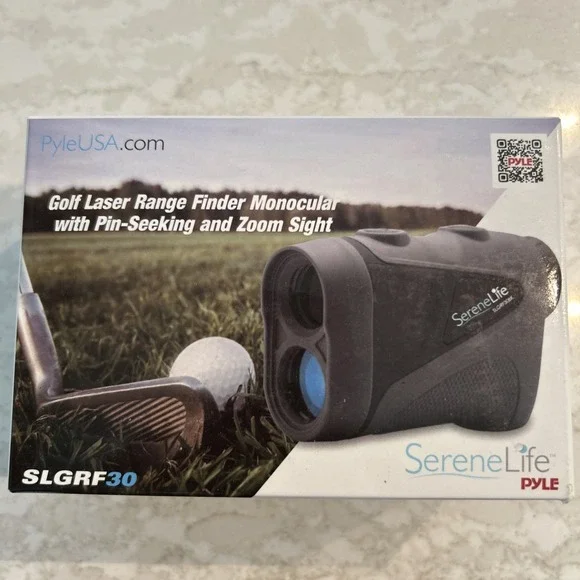 SereneLife Golf Laser Range Finder Monocular w/‎ Adjustable Pin-Seeking Zoom