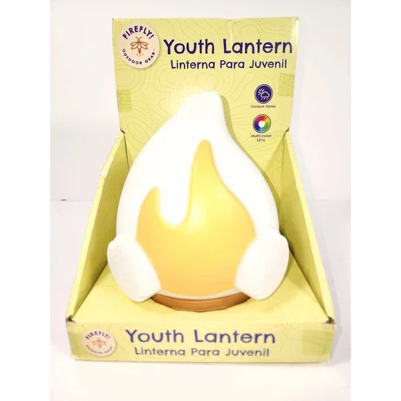 Firefly Fire Flame Kids Outdoor Night‎ Light Camping Lantern LED Multi Color