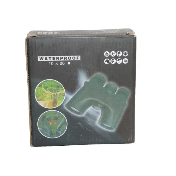 NEW Emarth 10x26 Compact Binoculars Waterproof BAK4 Diameter 26 NIB‎